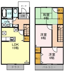 シーレックスパティオの物件間取画像